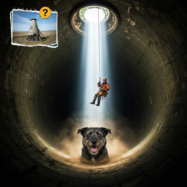 Rescatan a un perro tras nueve días de okupa en un silo de misiles