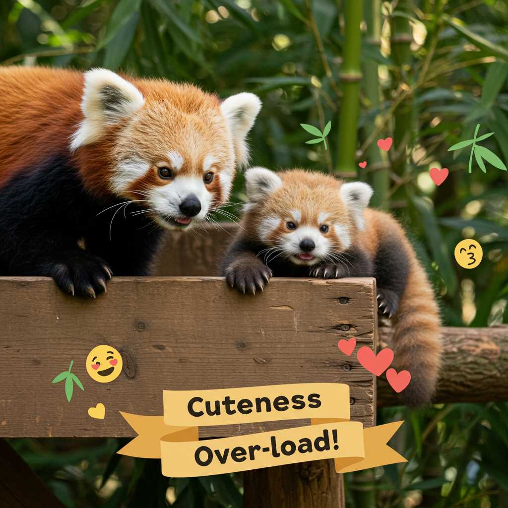 Doble dosis de monería: nacen gemelos de panda rojo en el Zoo de Whipsnade