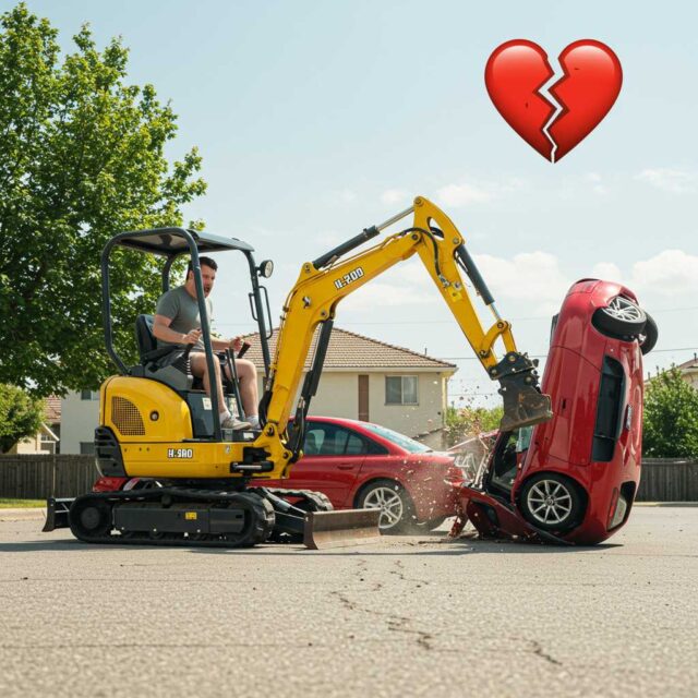 Furia sobre ruedas: el hombre que se vengó de su ex con una miniexcavadora