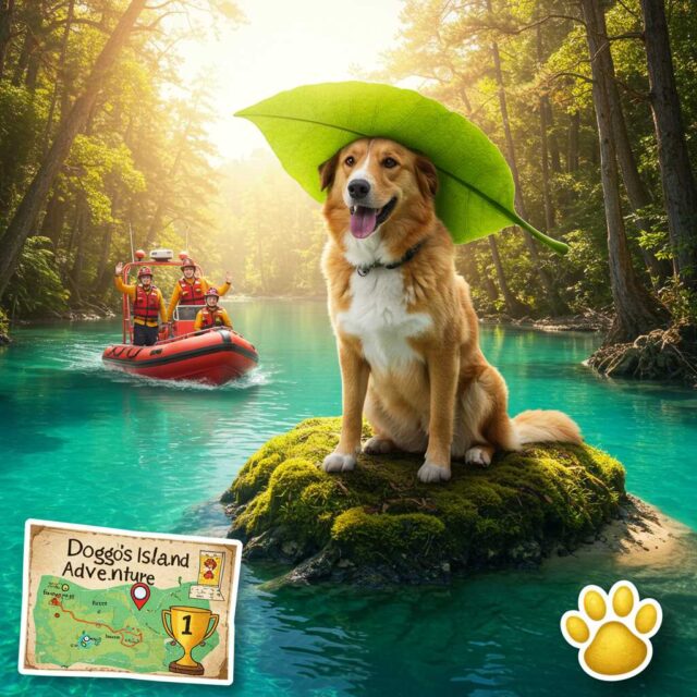 Dora la Exploradora Canina Rescatada de su Isla Privada