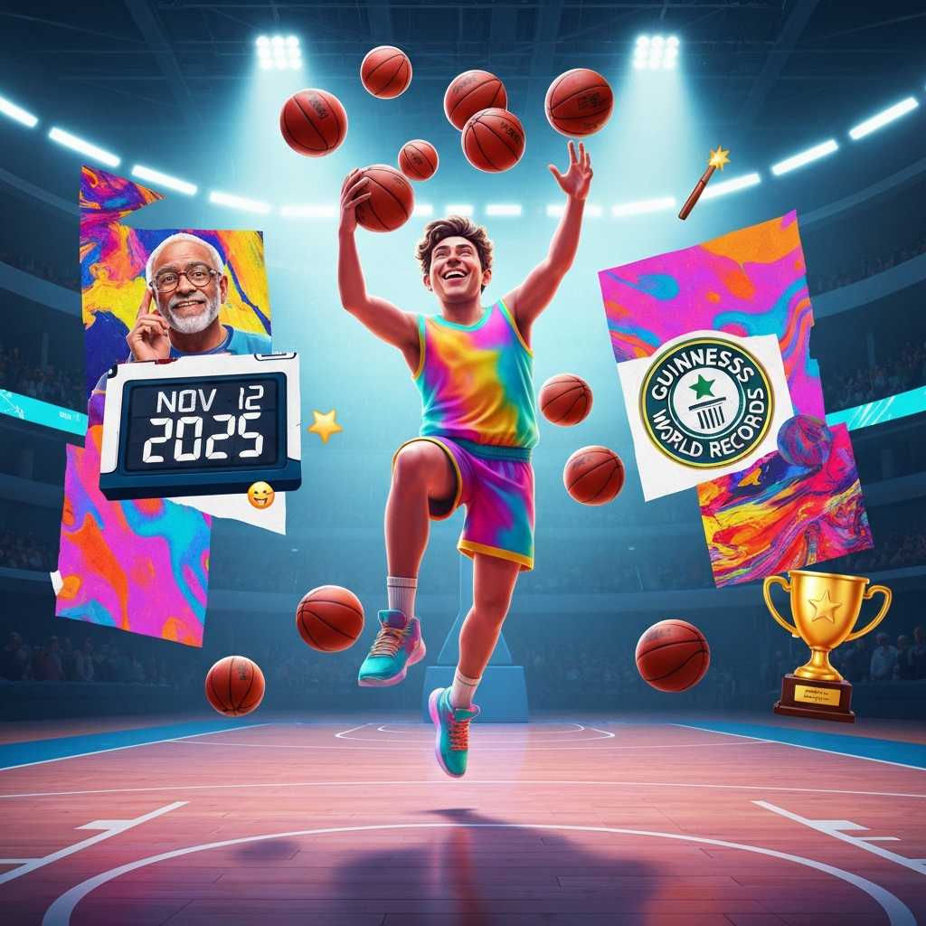 Un estudiante de instituto encesta 31 triples en un minuto y entra en el Guinness