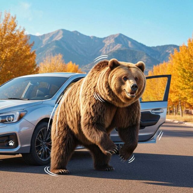 Un oso 'tunero' se cuela en un Subaru y lía la parda en Colorado
