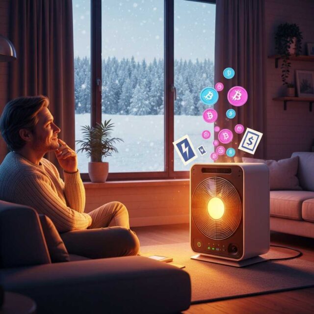 El calor del Bitcoin: americanos que calientan sus casas con criptominería