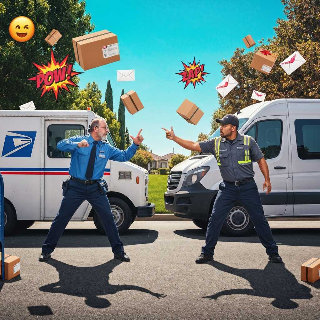 Batalla campal en Hacienda Heights: repartidor de Amazon dispara a cartero por un aparcamiento
