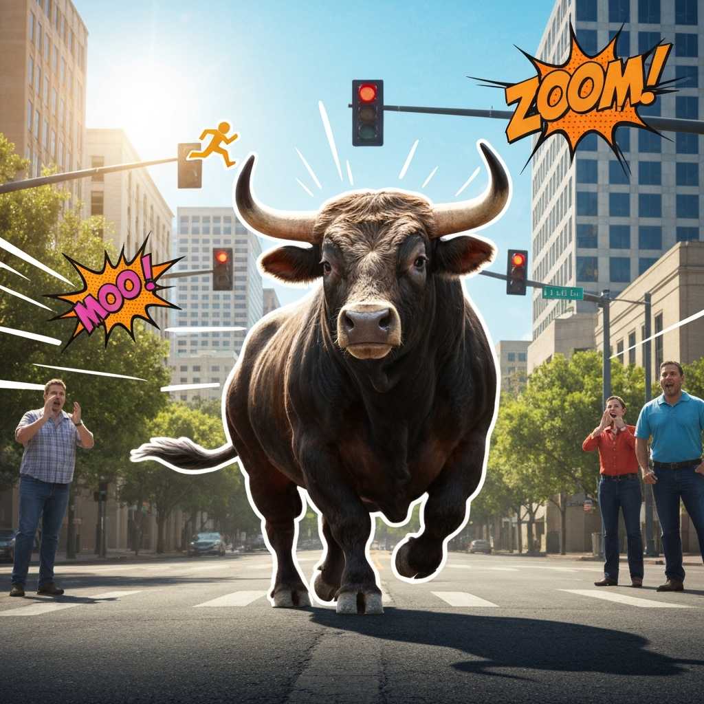 ¡Menuda Estampida! Toros a la Fuga en San Antonio