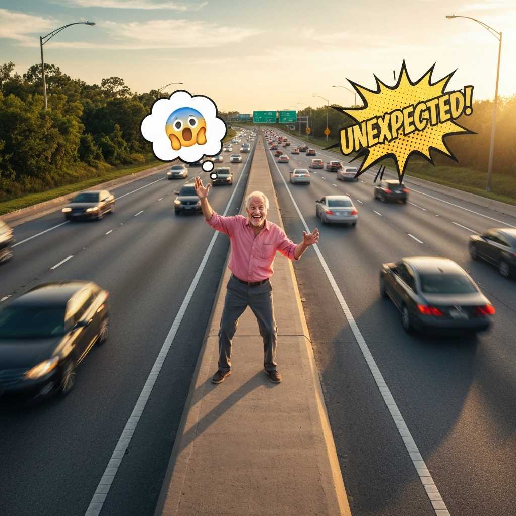 Sorpresa en la I-75: Un señor de 67 años da el 'cante' en plena autopista