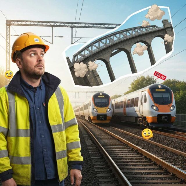 Un puente fantasma digital paraliza trenes en el Reino Unido