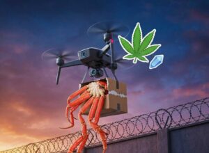El dron delivery de cangrejos y drogas que revolucionó una prisión de Tennessee
