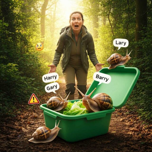 Caracoles, qué sorpresa: Megacaracoles africanos invaden un bosque inglés
