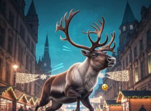 El reno fugitivo que puso patas arriba Sheffield