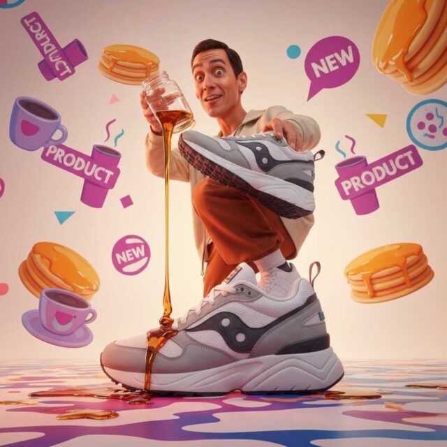 Denny's sorprende con zapatillas que dispensan sirope