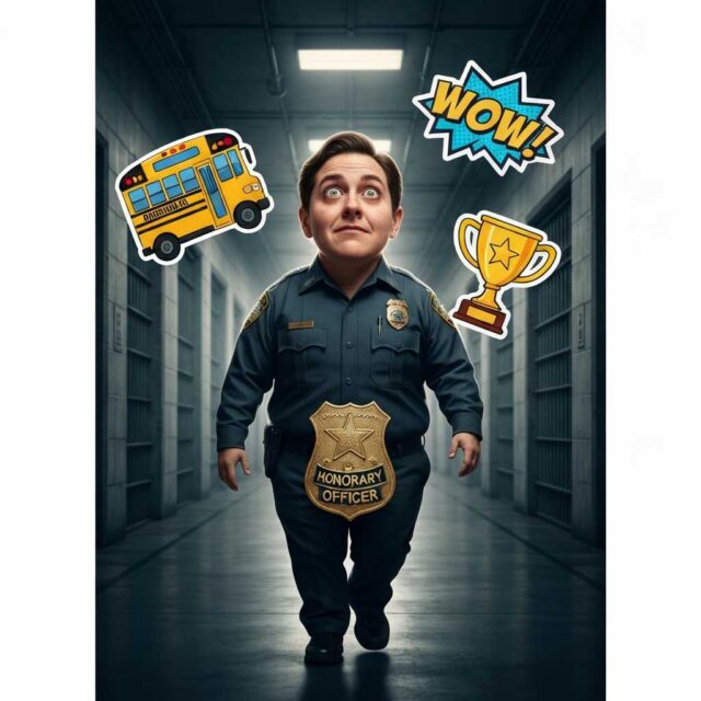 Folsom ficha a un niño de 8 años como oficial de prisiones honorífico