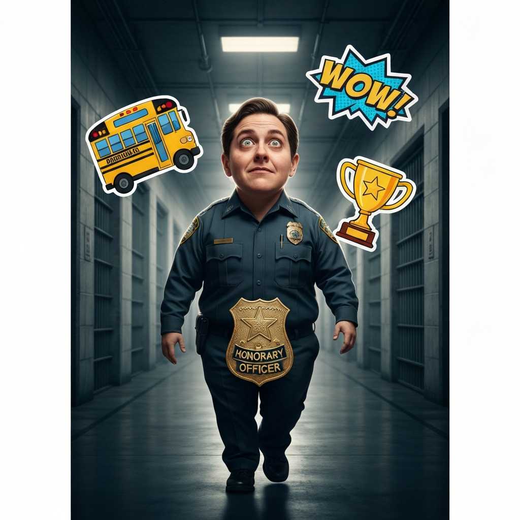 Folsom ficha a un niño de 8 años como oficial de prisiones honorífico