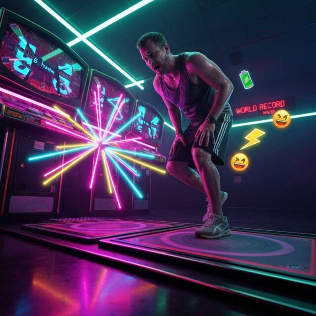 Un húngaro bate el récord mundial de Dance Dance Revolution tras 16 horas sin parar de taconear Un húngaro bate el récord mundial de Dance Dance Revolution tras 16 horas sin parar de taconear