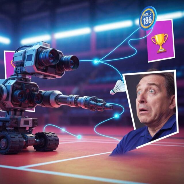 El robot maestro de bádminton que destroza récords mundiales El robot maestro de bádminton que destroza récords mundiales