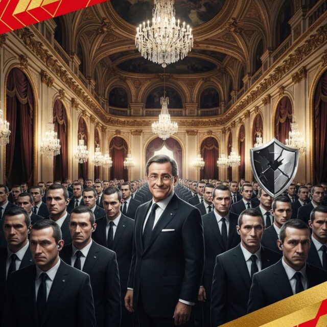 El expresidente Sarkozy elige guardaespaldas rusos de treinta hombres para una boda de oligarca