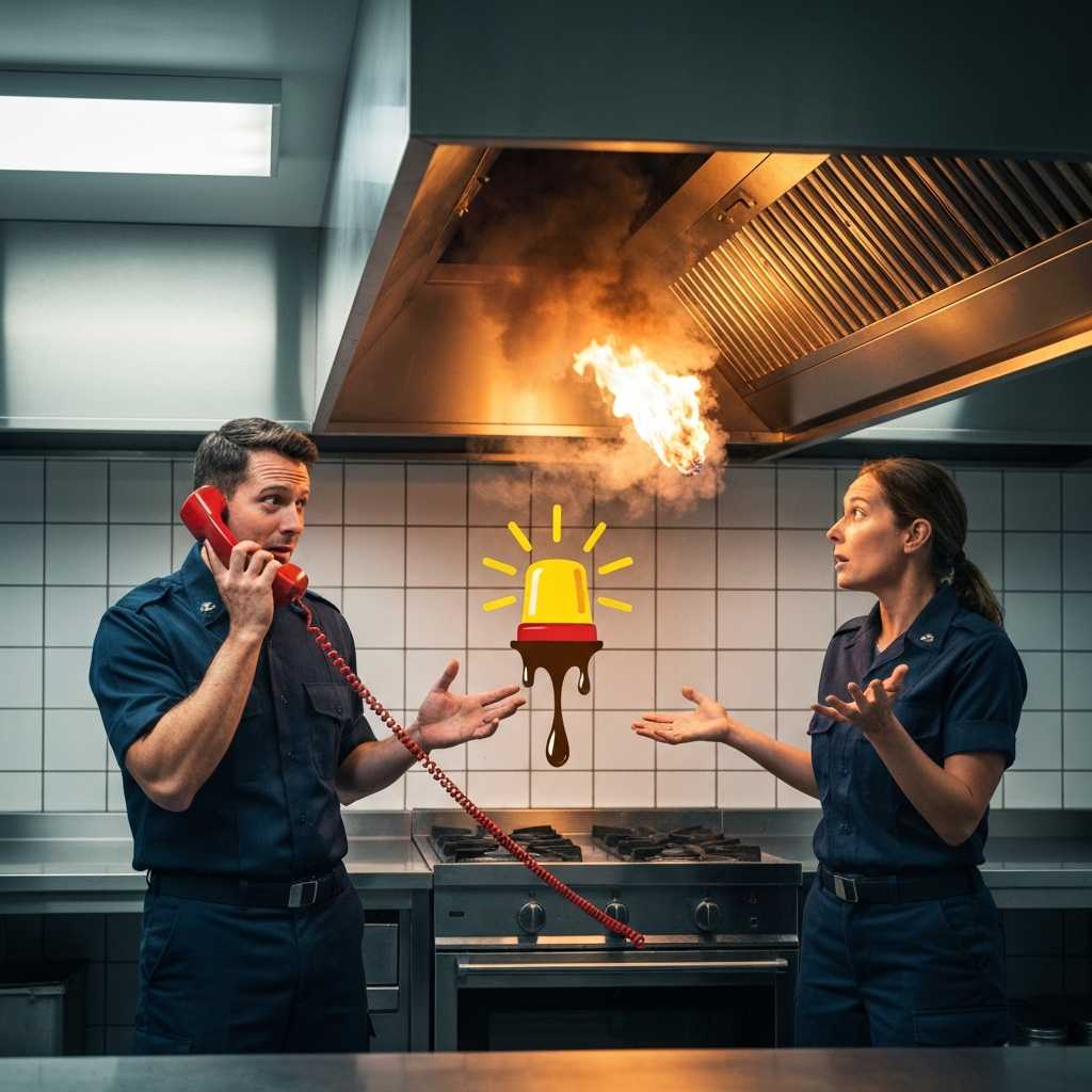 Bomberos de Ann Arbor tienen que llamar a los vecinos para apagar el fuego de su propia cocina