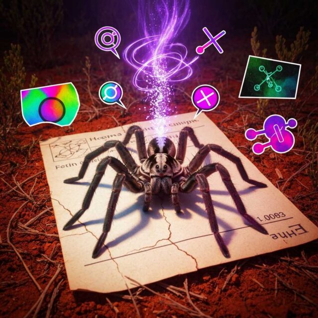 La araña lobo que ha reventado los binarios en Australia