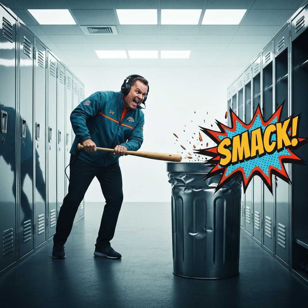 El Entrenador de la NFL que usa un bate de béisbol como herramienta de motivación