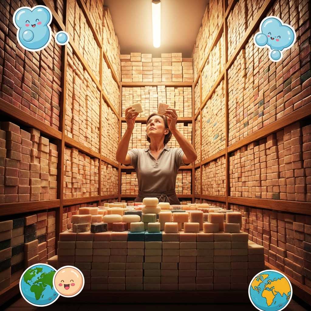 La mujer búlgara con 20.000 jabones que podría jabonar el mundo entero