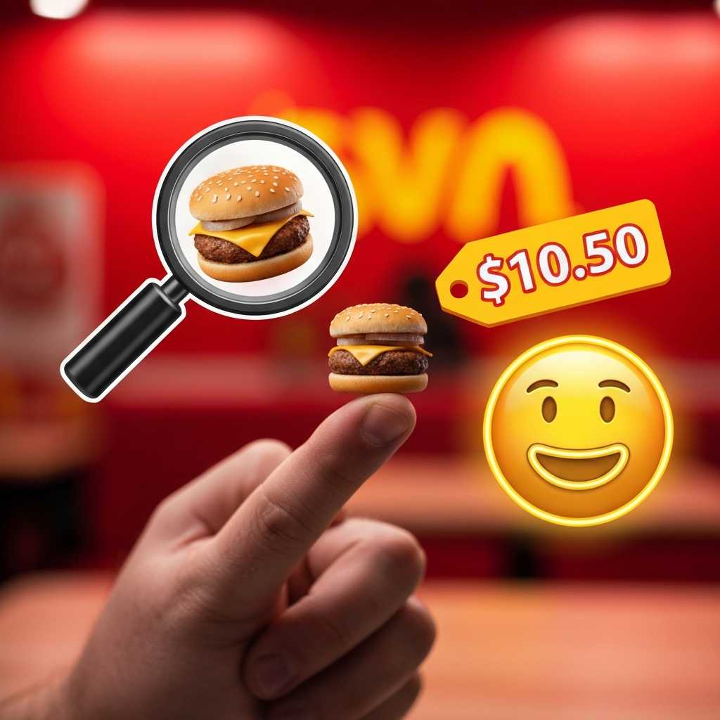 McDonald's lanza la hamburguesa más pequeña del mundo y sabe a broma pesada