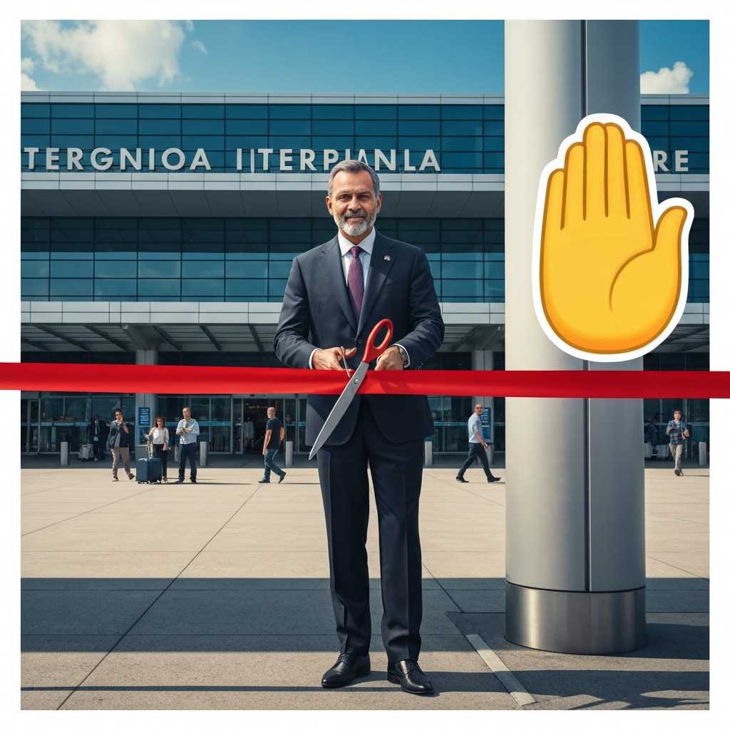 El ministro pakistaní que inauguró un aeropuerto que ya estaba ahí