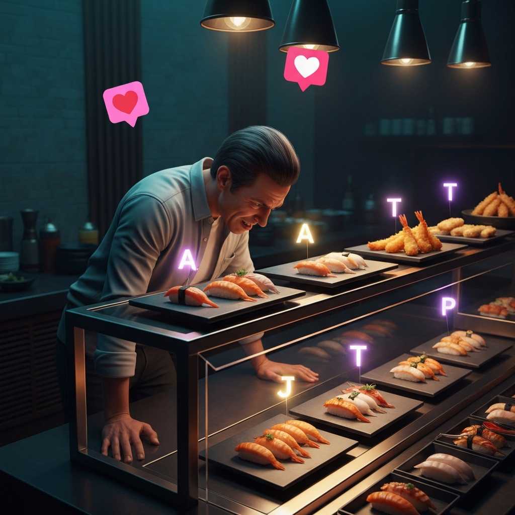 El test japonés que adivina la inicial de tu primer amor analizando tus elecciones de sushi