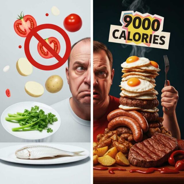 Un mortal intenta comer las dietas imposibles de los jugadores de la NFL durante 48 horas