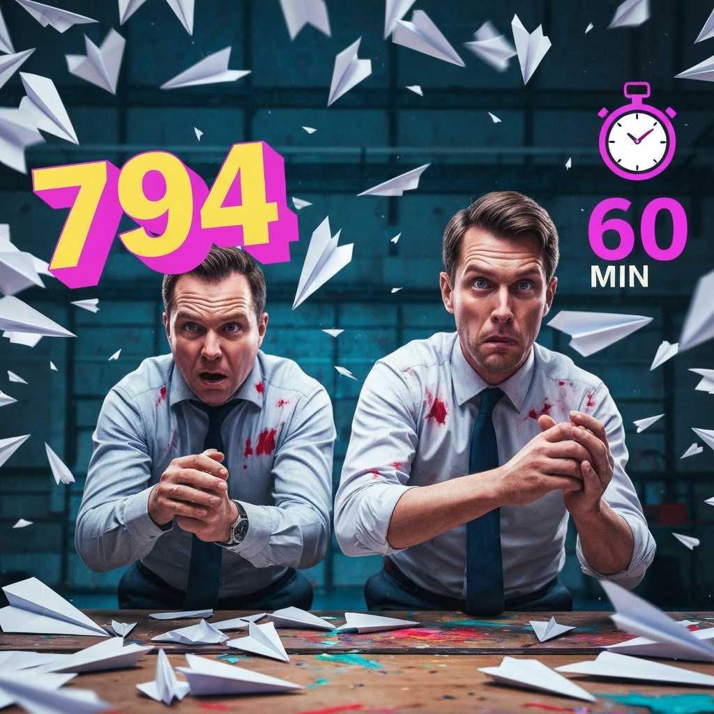 Dos genios del papiroflexia baten el récord de aviones de papel por hora