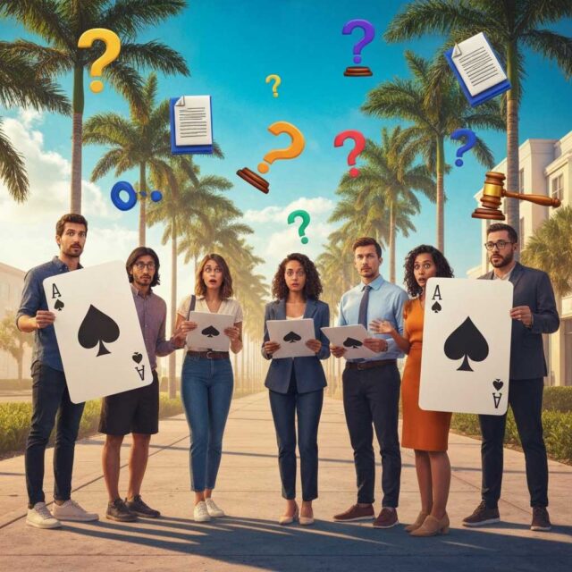 ICE investiga el misterioso reparto de naipes del as de picas a inmigrantes en Florida