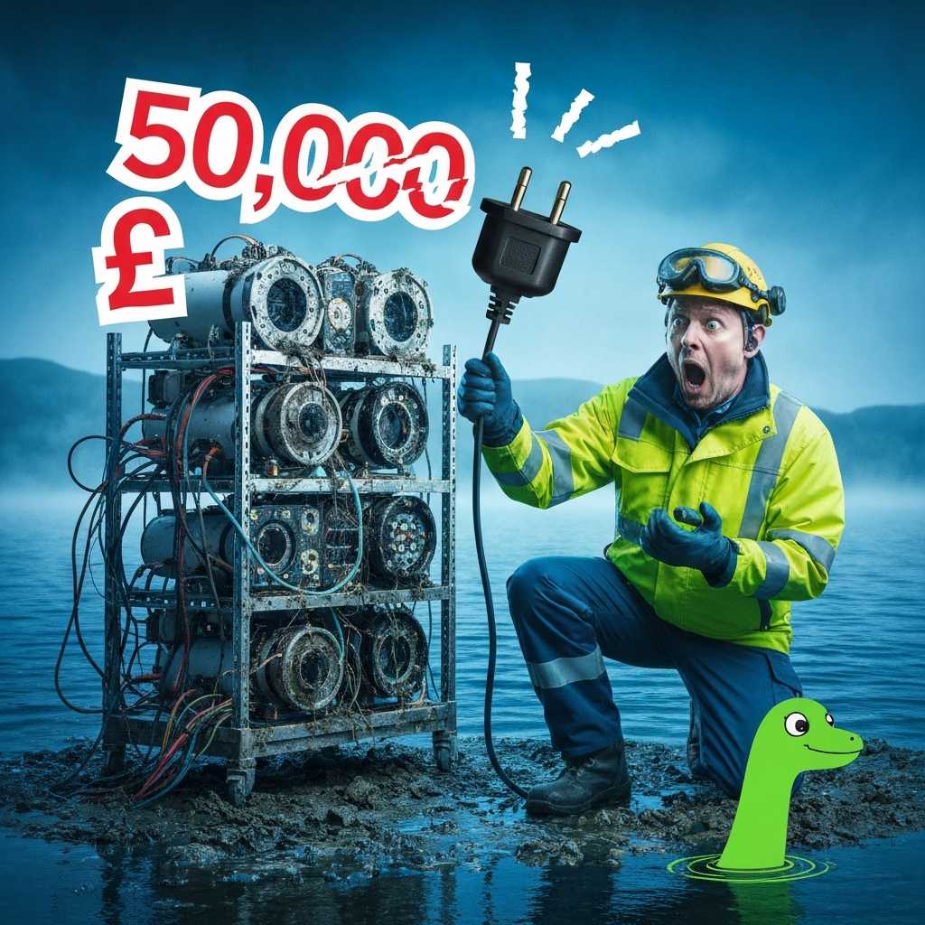La Reparación Épica del Monstruo del Lago Ness Cuesta 50.000 Libras y se Soluciona con un Enchufe