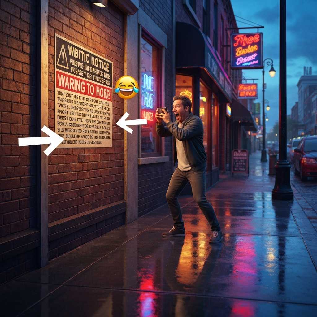 Los carteles más tronchantes y absurdos que se hicieron virales en enero