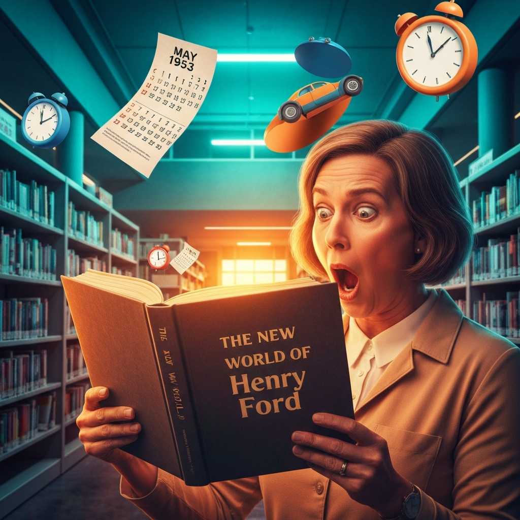 Un libro sobre Henry Ford regresa a la biblioteca con siete décadas de retraso