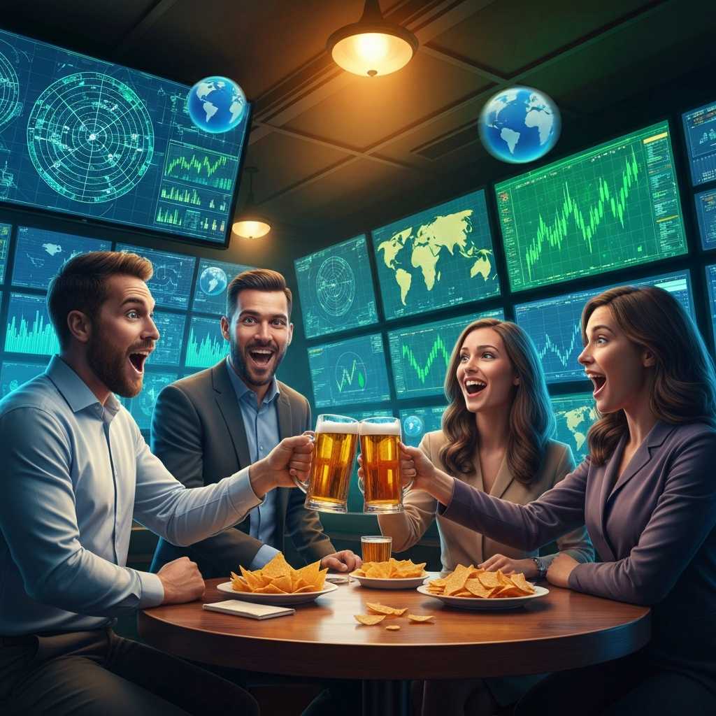 El bar de Washington que cambia el fútbol por apuestas sobre el caos mundial