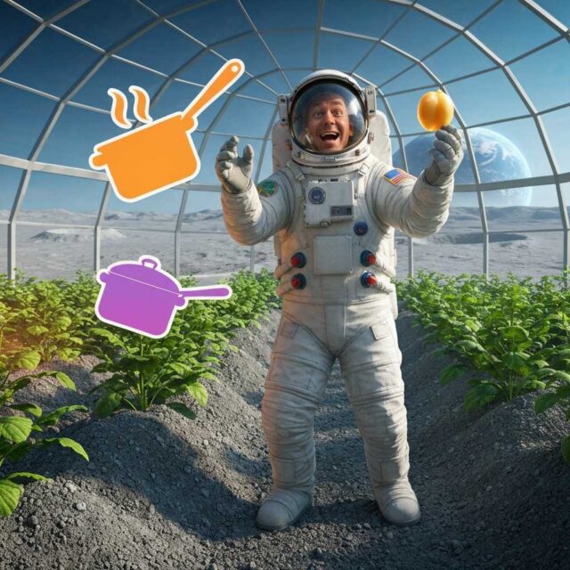 El primer paso para el cocido espacial: científicos logran cultivar garbanzos en polvo lunar simulado