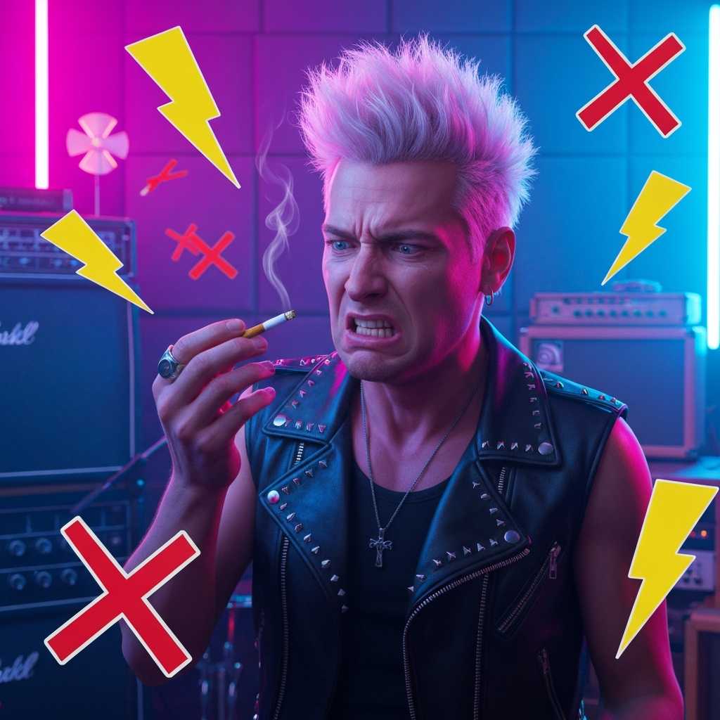 El radical método de Billy Idol para dejar el tabaco mediante el consumo de crack