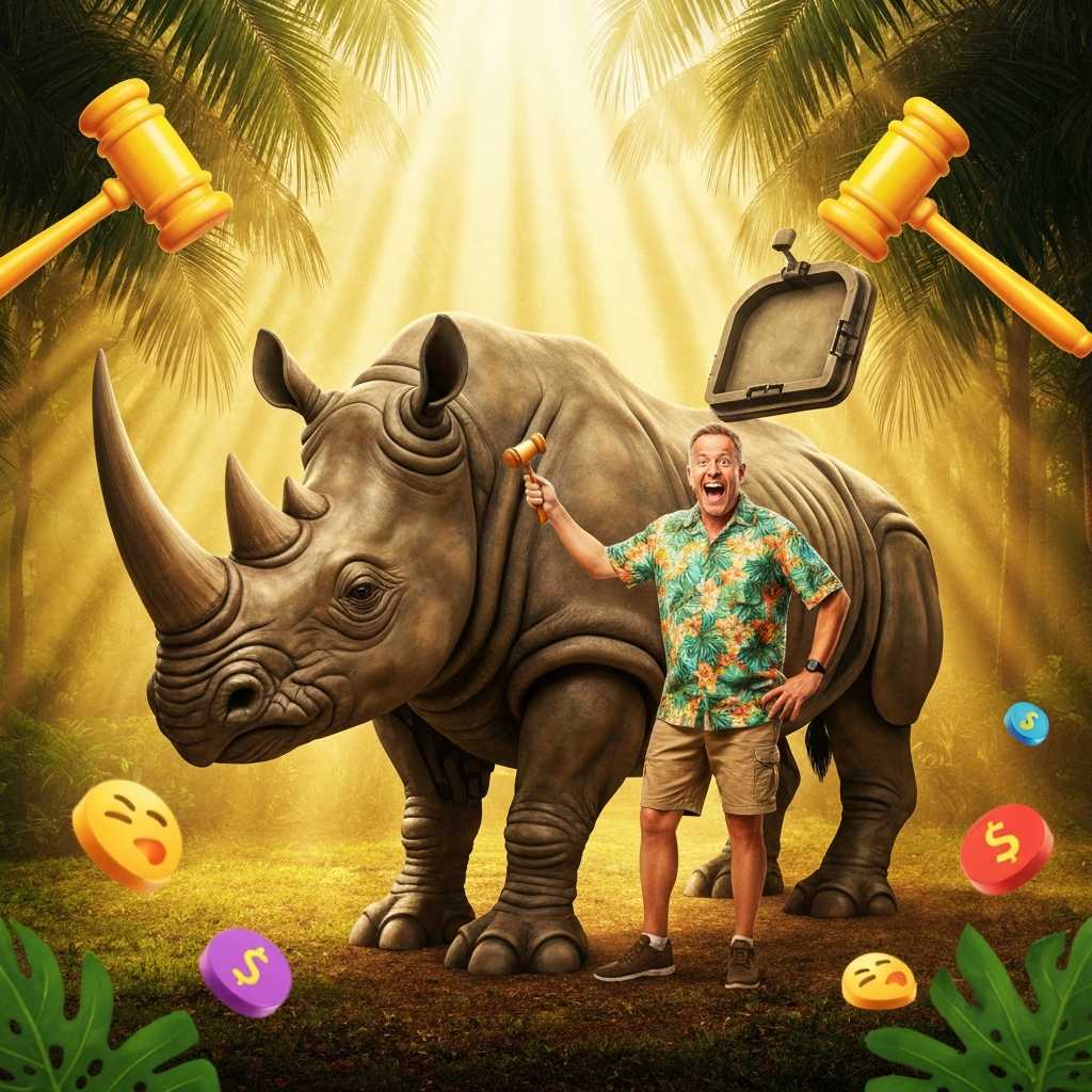 El rinoceronte del que 'nació' Jim Carrey en Ace Ventura busca nuevo dueño