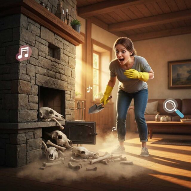 La cantante Sara Bareilles descubre un espeluznante cementerio de animales oculto en la chimenea de su casa La cantante Sara Bareilles descubre un espeluznante cementerio de animales oculto en la chimenea de su casa