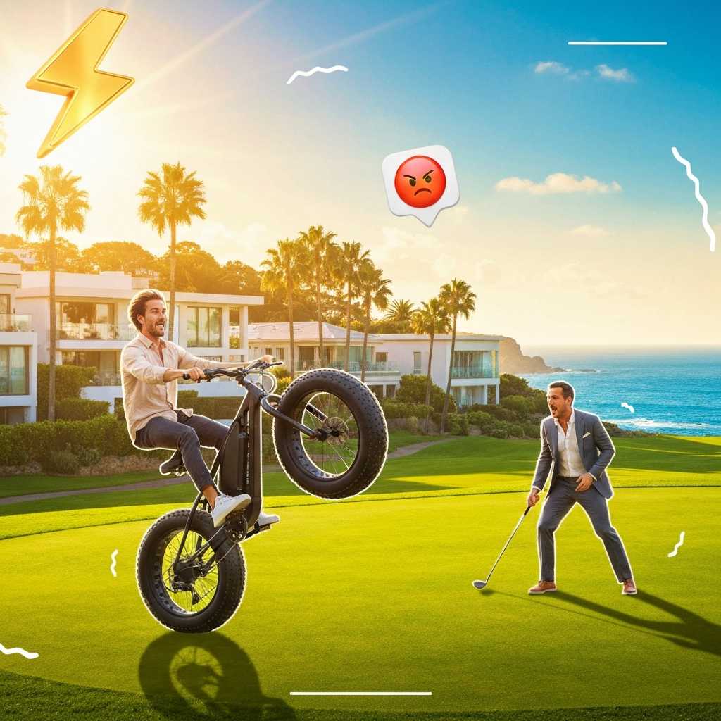 Las fatbikes eléctricas desatan el caos entre los millonarios de los barrios costeros de Sídney