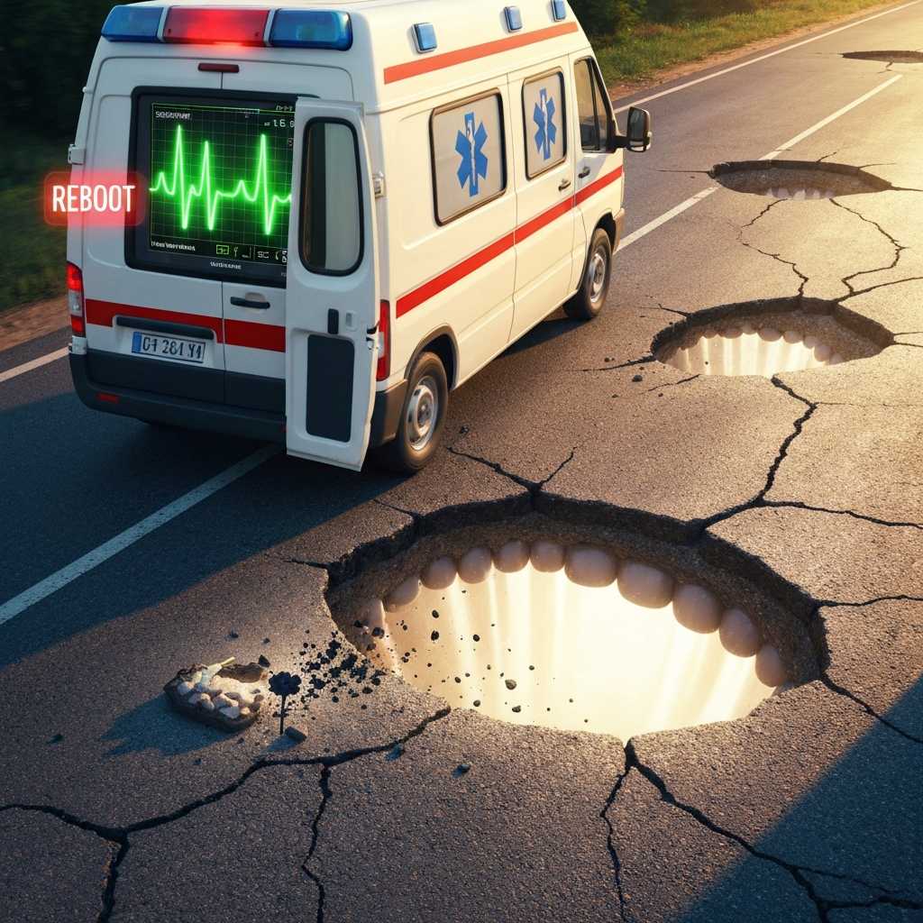 Un bache salva la vida a una mujer con muerte cerebral en la India