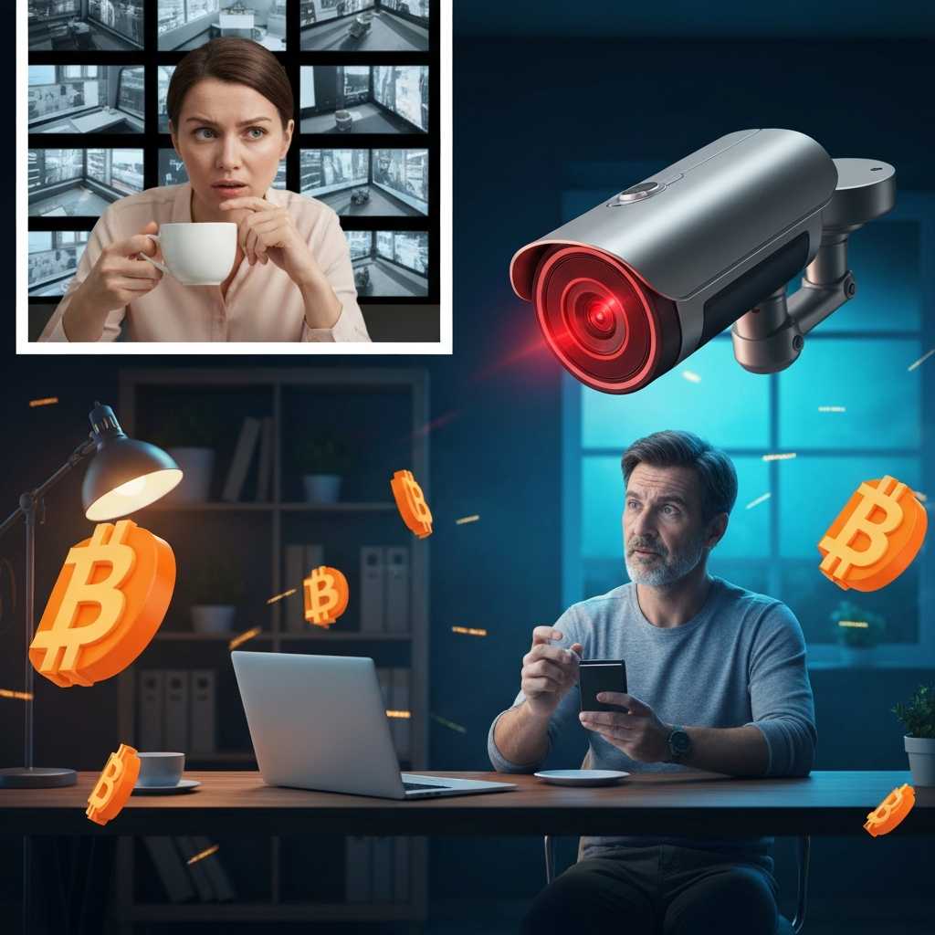 Un hombre acusa a su esposa de robarle 172 millones en Bitcoin espiándole por las cámaras de seguridad