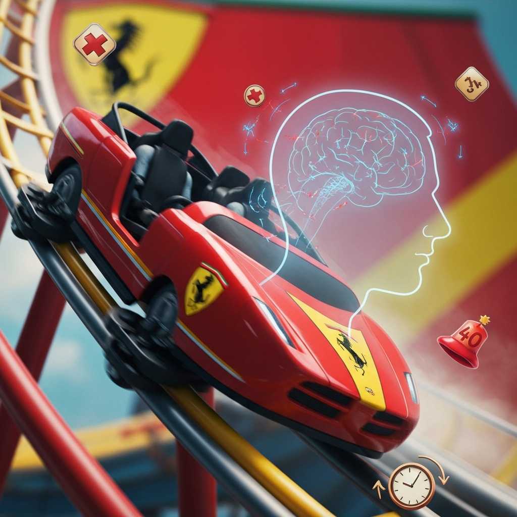 Un hombre sufre una hemorragia cerebral tras subir a la montaña rusa de Ferrari World