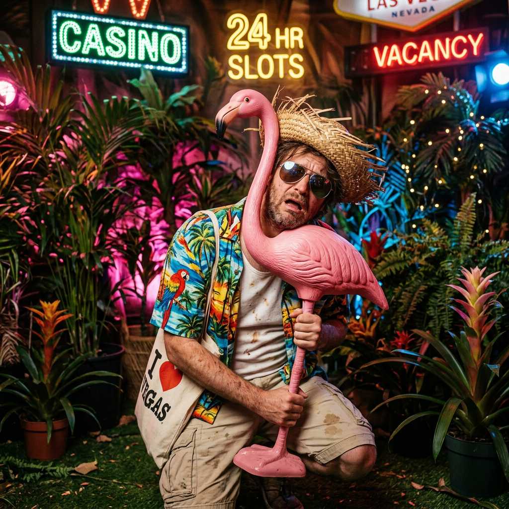 Un turista en Las Vegas decide que un flamenco es el mejor souvenir y el desenlace es fatal