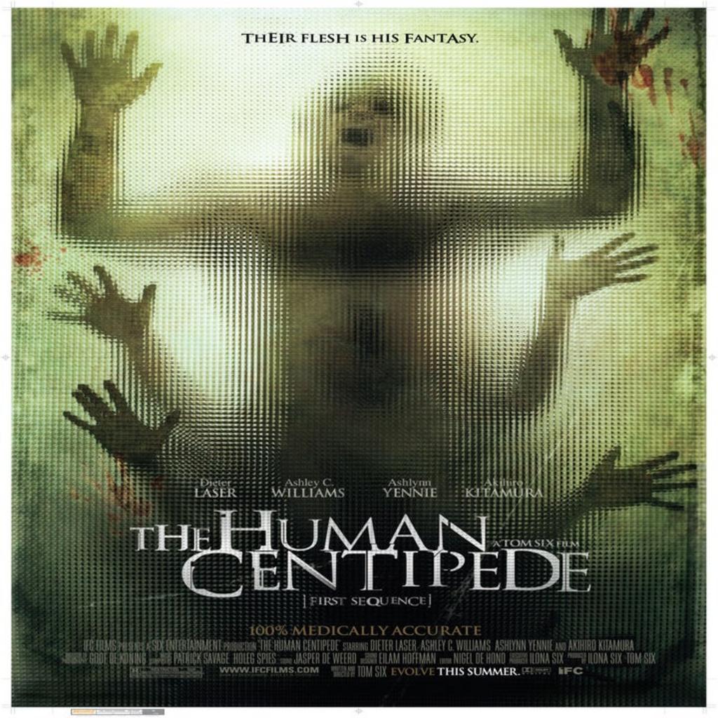 Póster oficial de The Human Centipede