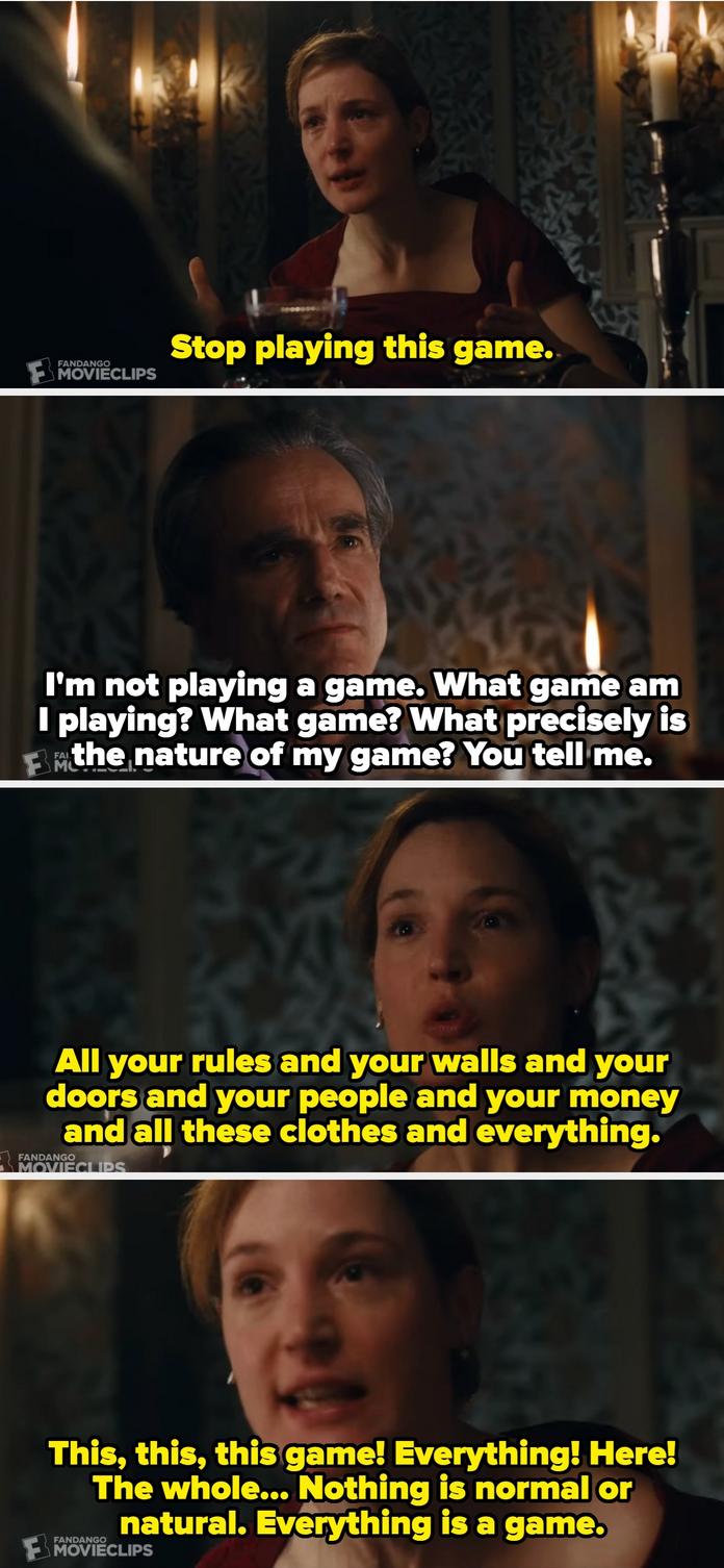 Vicky Krieps y Daniel Day-Lewis en El hilo invisible