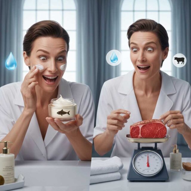 Cosmética extrema: por qué la gente se está poniendo sebo de ternera y esperma de salmón en la cara Cosmética extrema: por qué la gente se está poniendo sebo de ternera y esperma de salmón en la cara