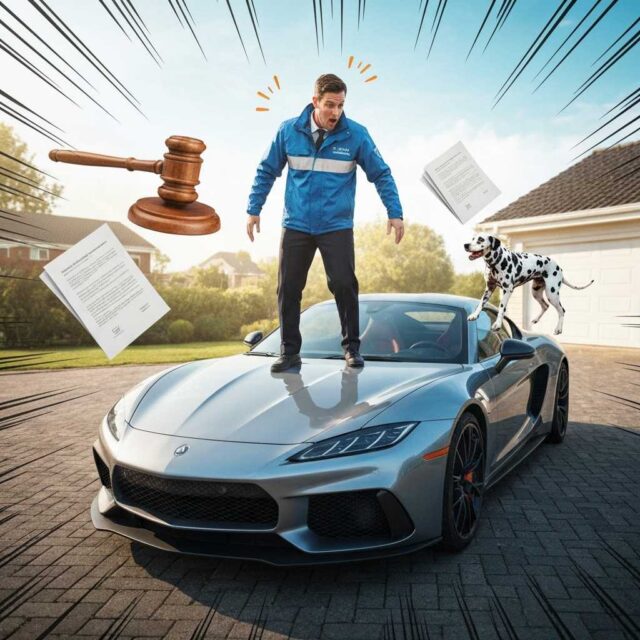 El repartidor que abolló un Porsche para huir de unos perros y la justicia le dio la razón El repartidor que abolló un Porsche para huir de unos perros y la justicia le dio la razón