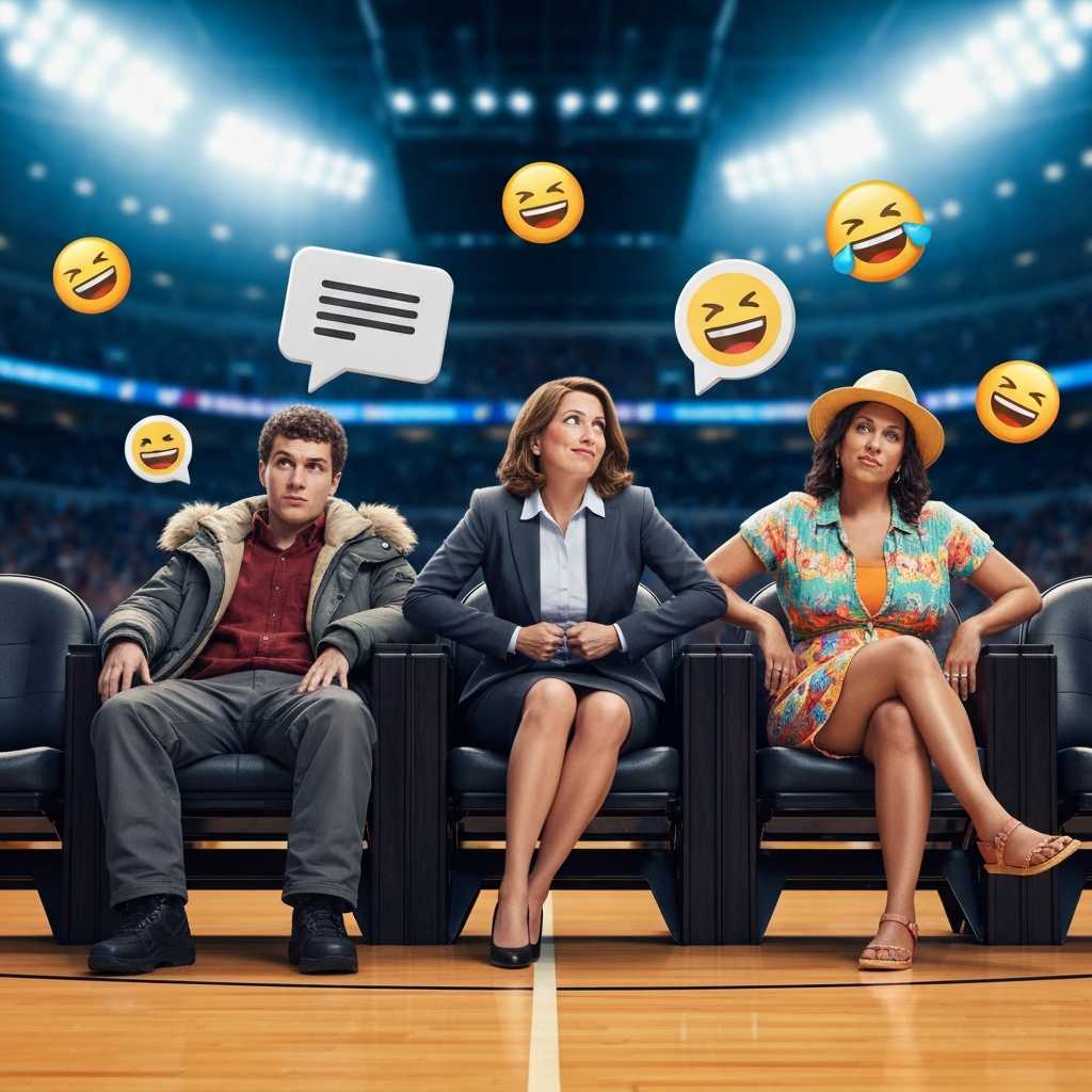 La incomoda foto de Tina Fey junto al manspreading de Timothee Chalamet y Kylie Jenner en la NBA