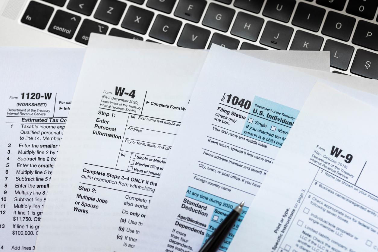 Formularios de declaración de impuestos