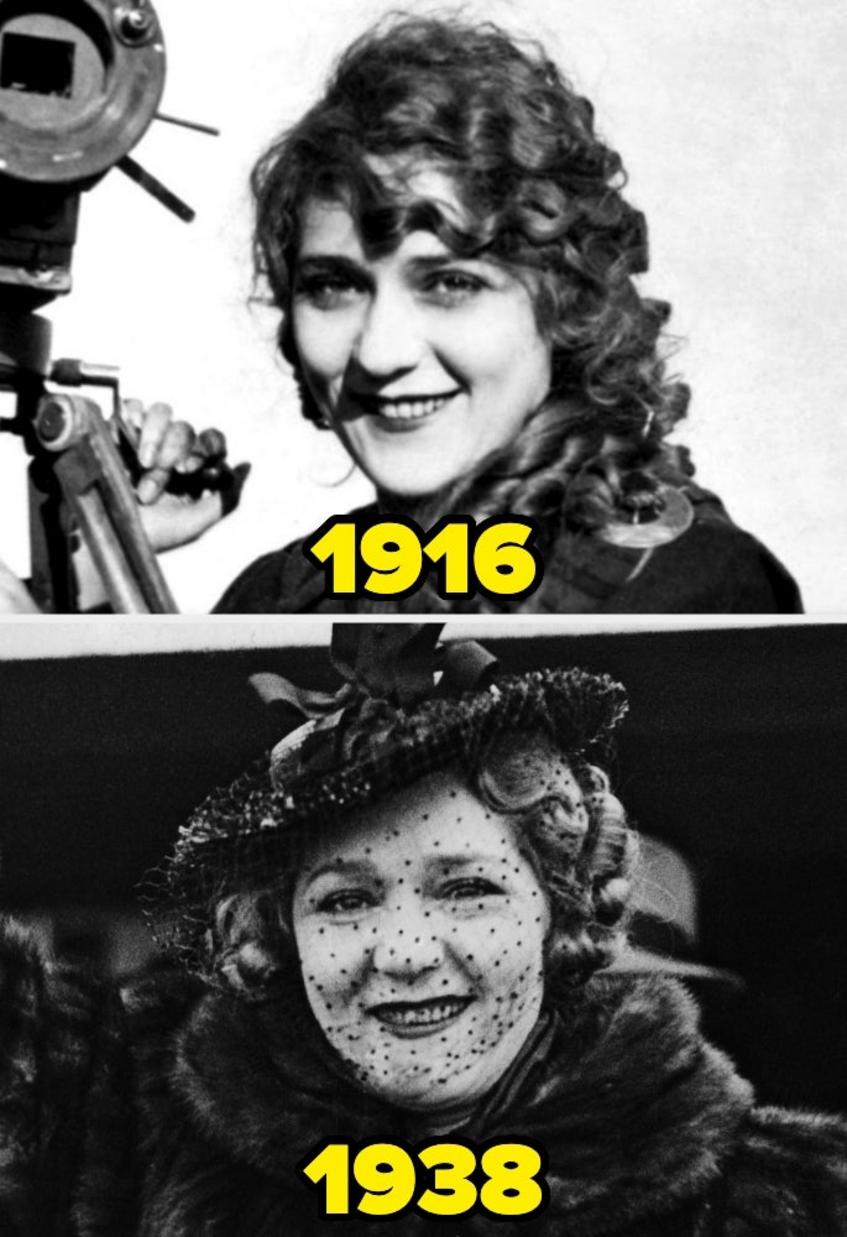Mary Pickford antes y después
